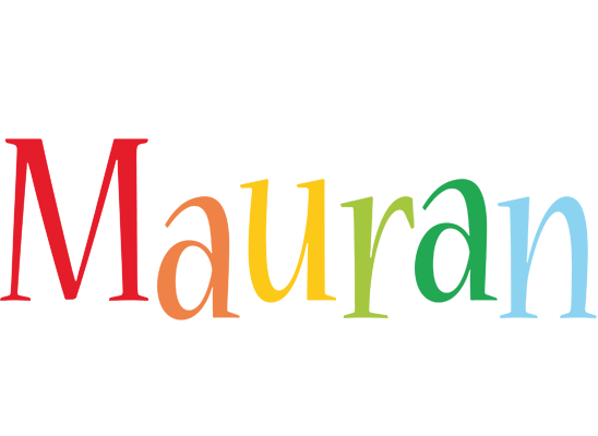 Mauran birthday logo