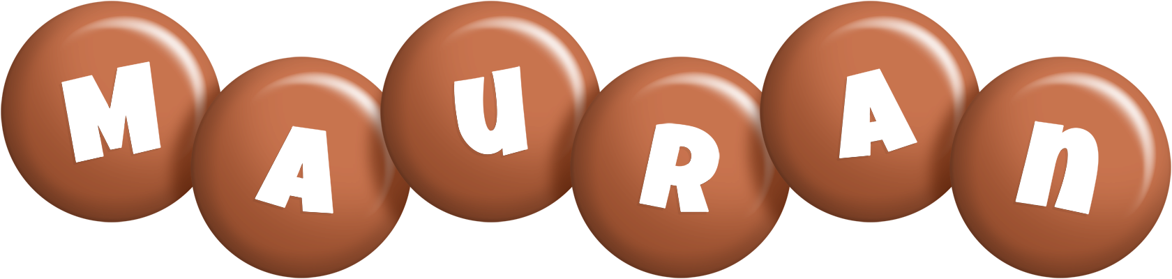 Mauran candy-brown logo