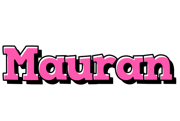 Mauran girlish logo