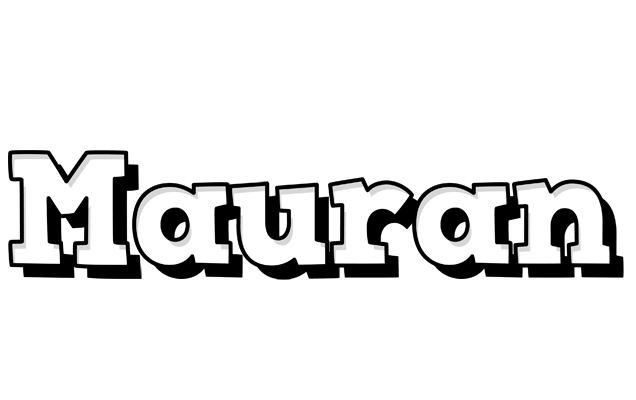 Mauran snowing logo