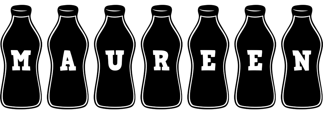 Maureen bottle logo