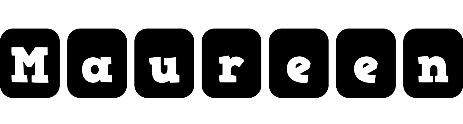 Maureen box logo