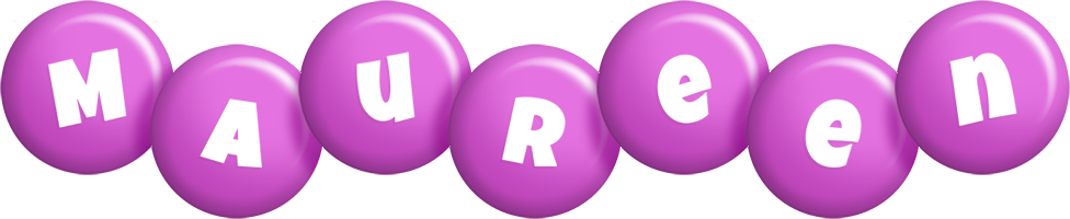 Maureen candy-purple logo