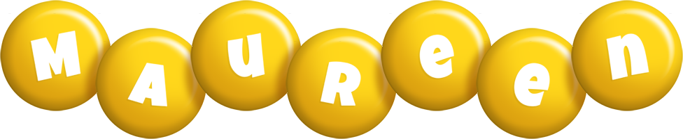 Maureen candy-yellow logo