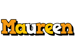 Maureen cartoon logo