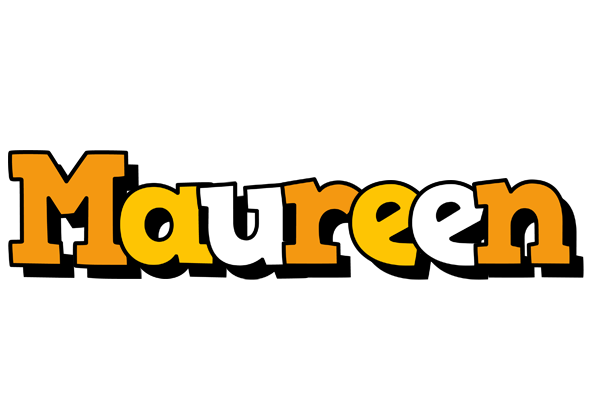 Maureen cartoon logo
