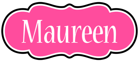 Maureen invitation logo