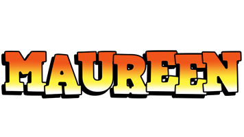 Maureen sunset logo