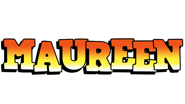 Maureen sunset logo