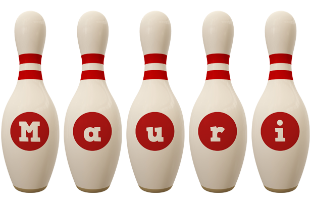 Mauri bowling-pin logo