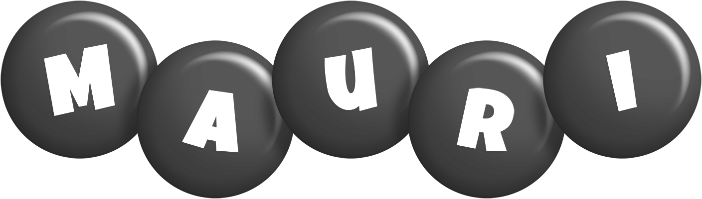Mauri candy-black logo