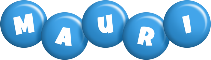 Mauri candy-blue logo