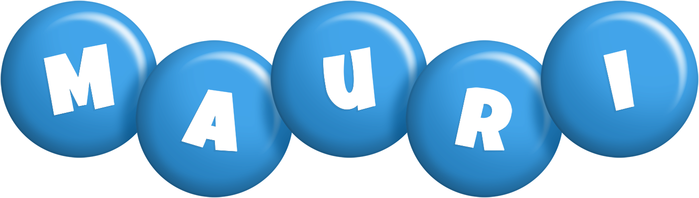 Mauri candy-blue logo