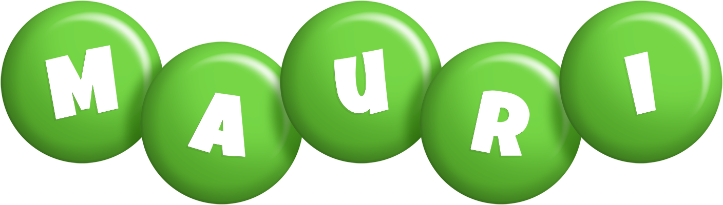Mauri candy-green logo
