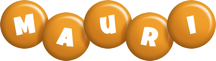 Mauri candy-orange logo