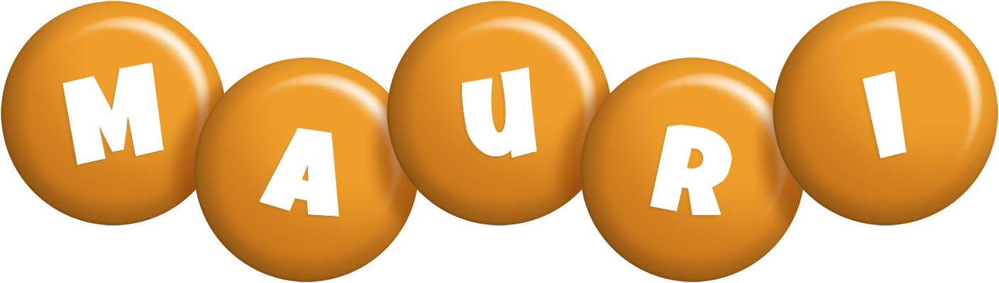 Mauri candy-orange logo