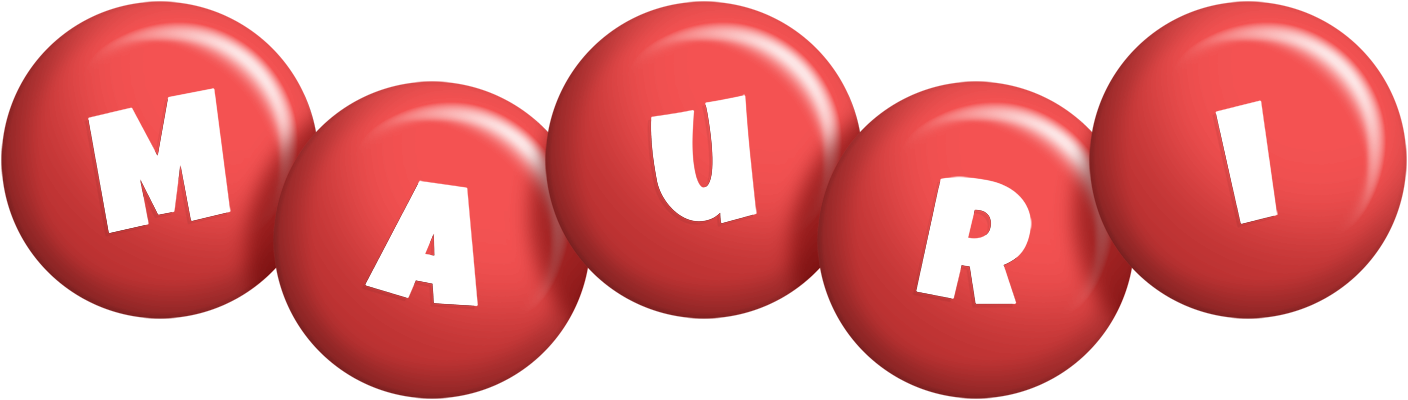 Mauri candy-red logo