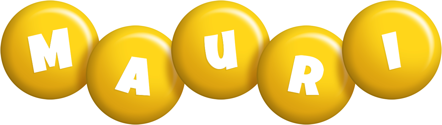Mauri candy-yellow logo