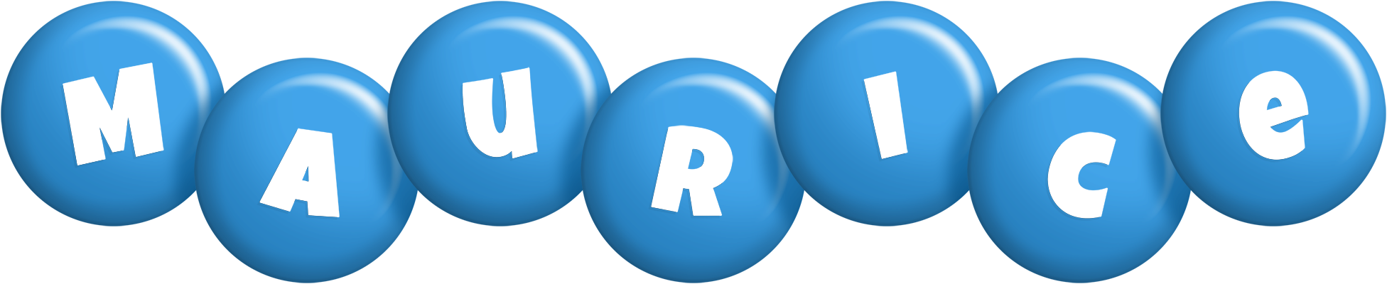 Maurice candy-blue logo