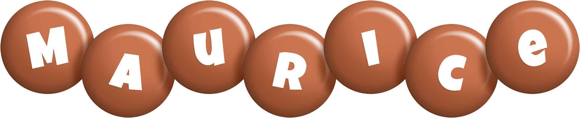 Maurice candy-brown logo
