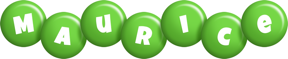 Maurice candy-green logo
