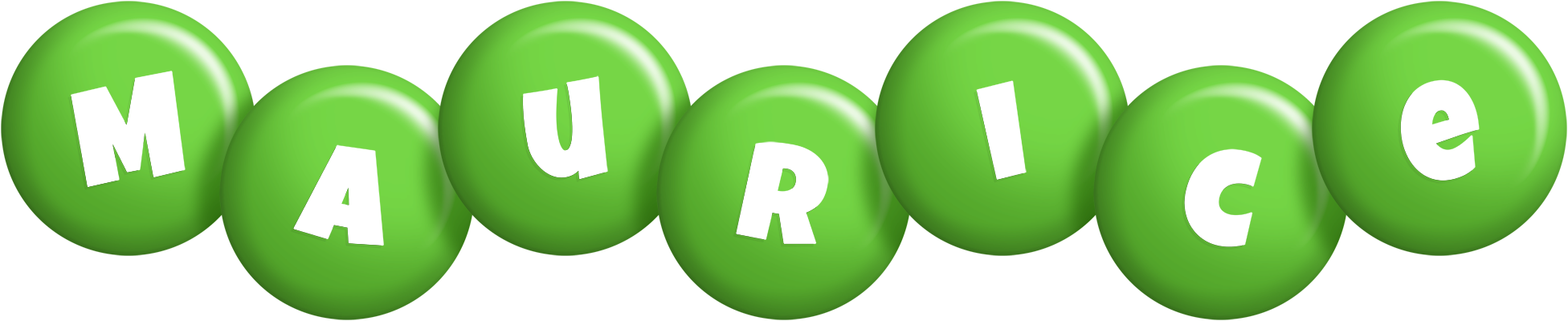 Maurice candy-green logo