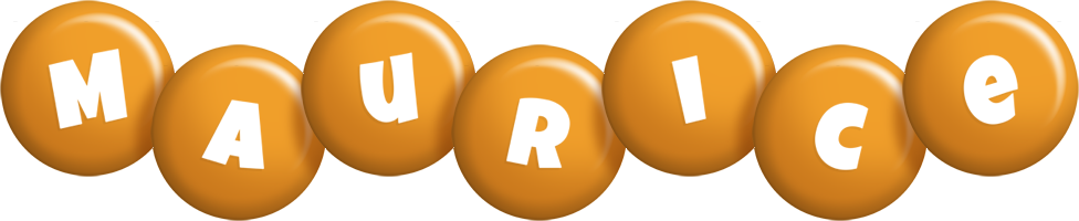 Maurice candy-orange logo