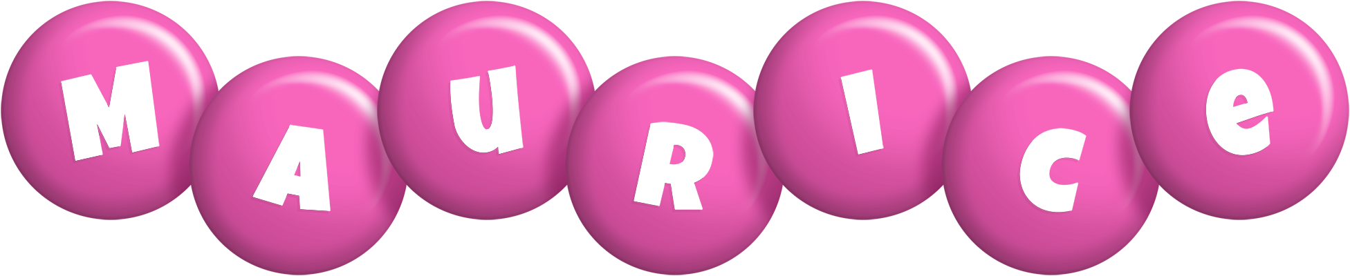 Maurice candy-pink logo