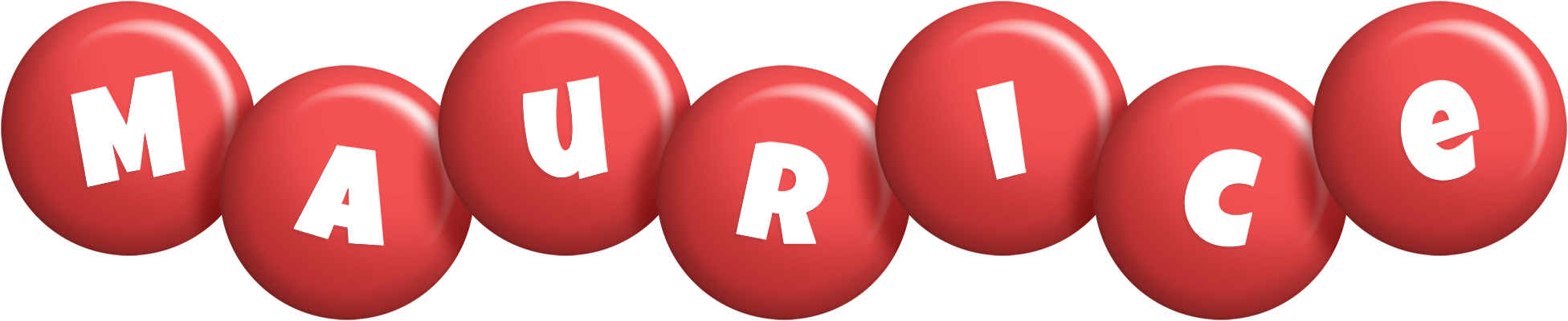 Maurice candy-red logo