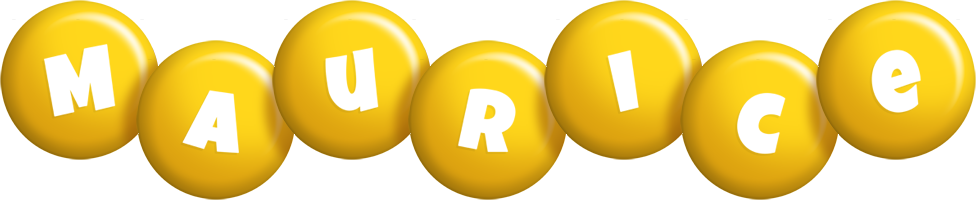 Maurice candy-yellow logo