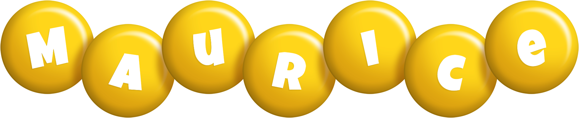 Maurice candy-yellow logo