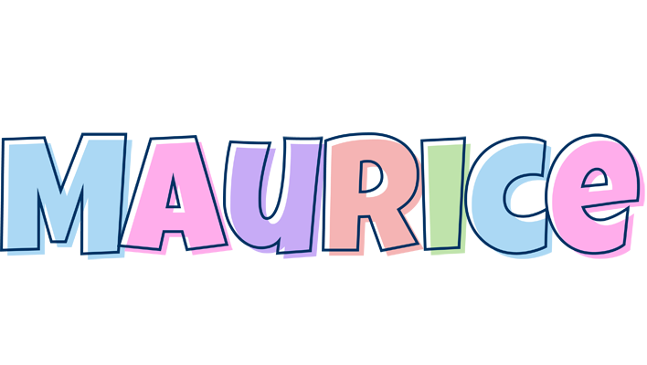 Maurice pastel logo