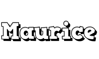 Maurice snowing logo