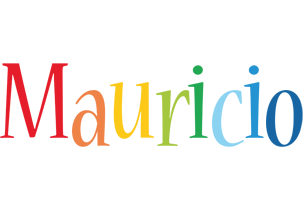 Mauricio birthday logo