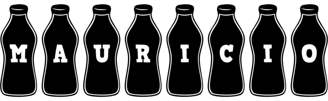 Mauricio bottle logo