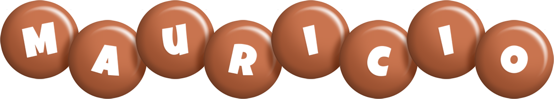 Mauricio candy-brown logo