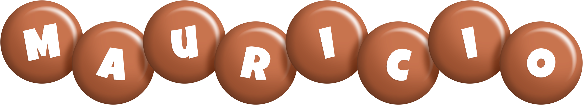 Mauricio candy-brown logo