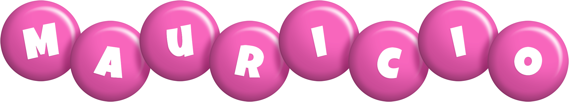 Mauricio candy-pink logo
