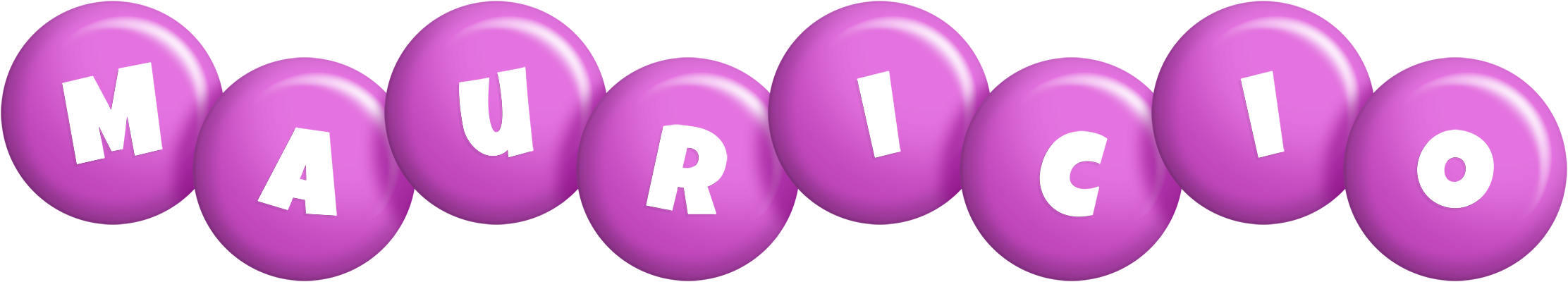 Mauricio candy-purple logo