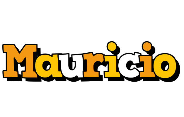 Mauricio cartoon logo