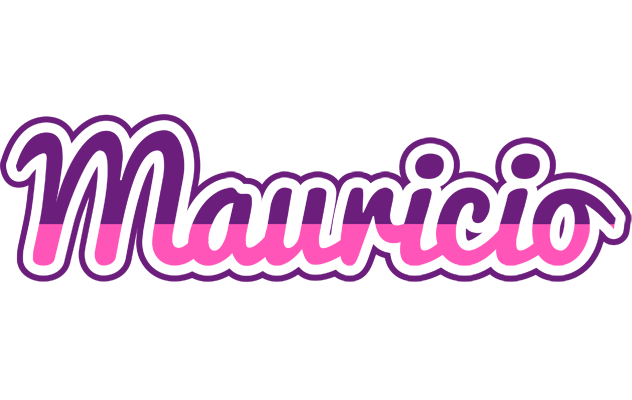 Mauricio cheerful logo