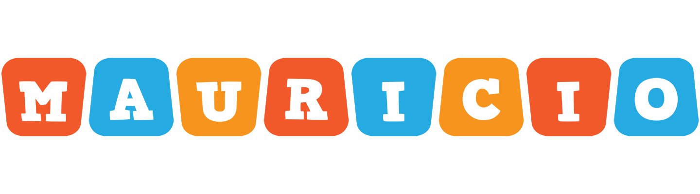 Mauricio comics logo