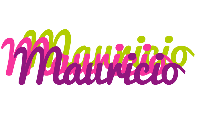 Mauricio flowers logo