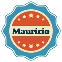 Mauricio labels logo