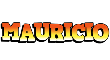 Mauricio sunset logo