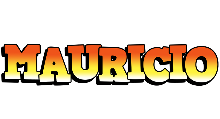 Mauricio sunset logo