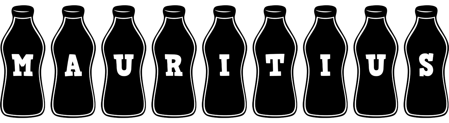 Mauritius bottle logo