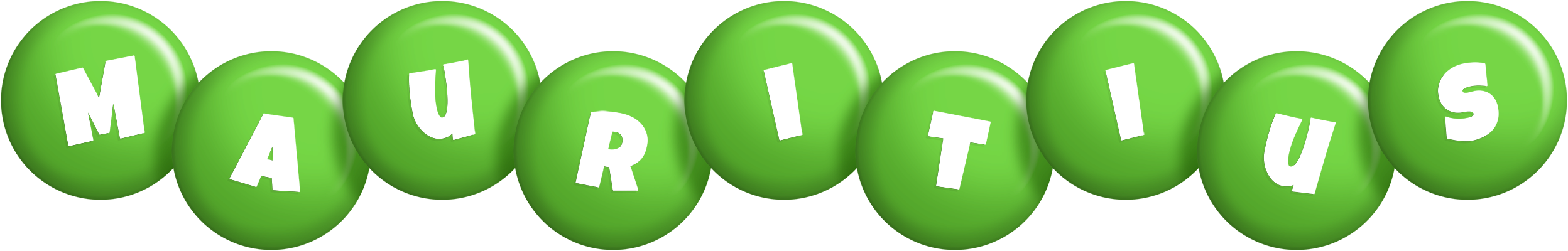 Mauritius candy-green logo