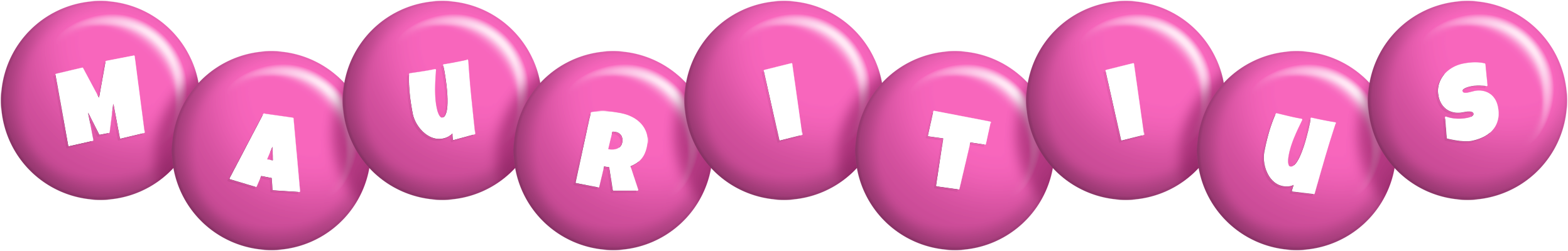 Mauritius candy-pink logo