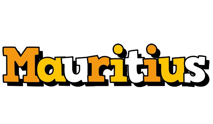 Mauritius cartoon logo